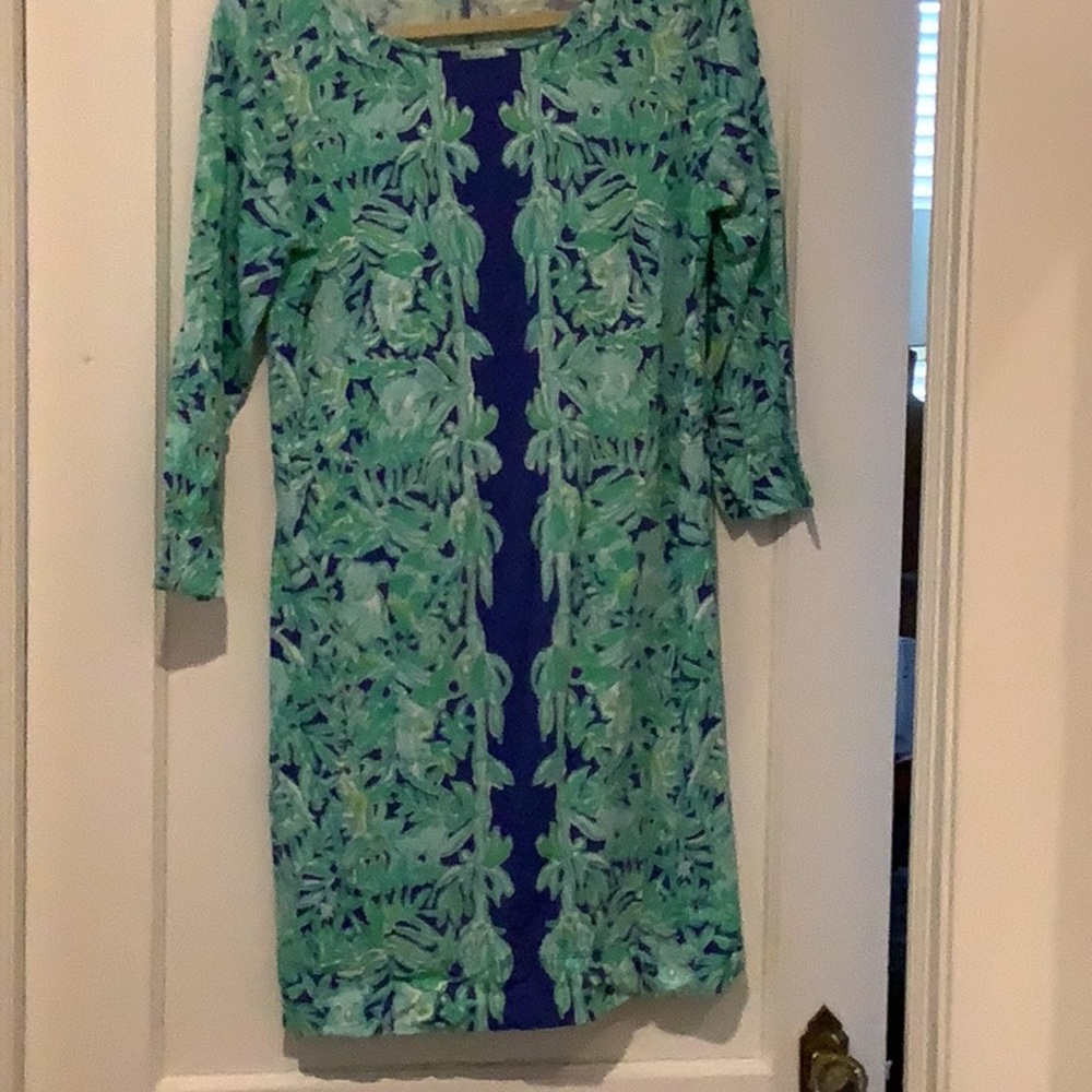 Lilly Pulitzer ADORABLE koala panda bamboo print dress